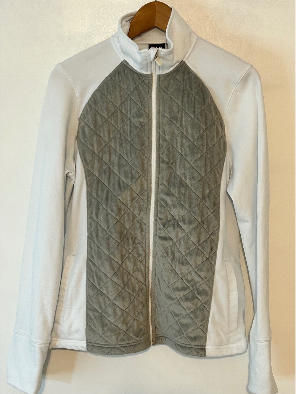 FILA Sport Women's Quilted Front Zip Jacket Large